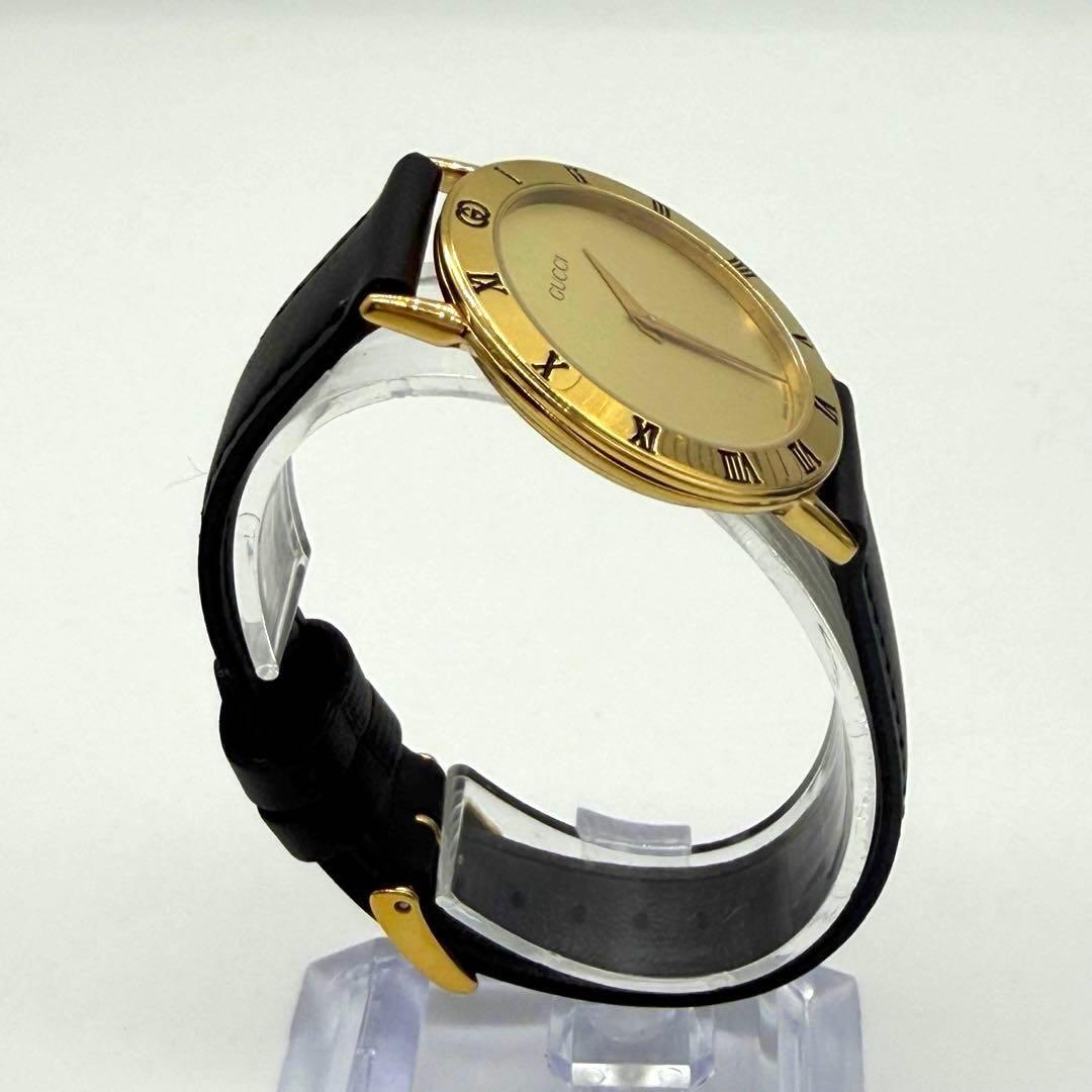稼働品★美品★GUCCI グッチ 3000.2.M メンズ 腕時計 クォーツ