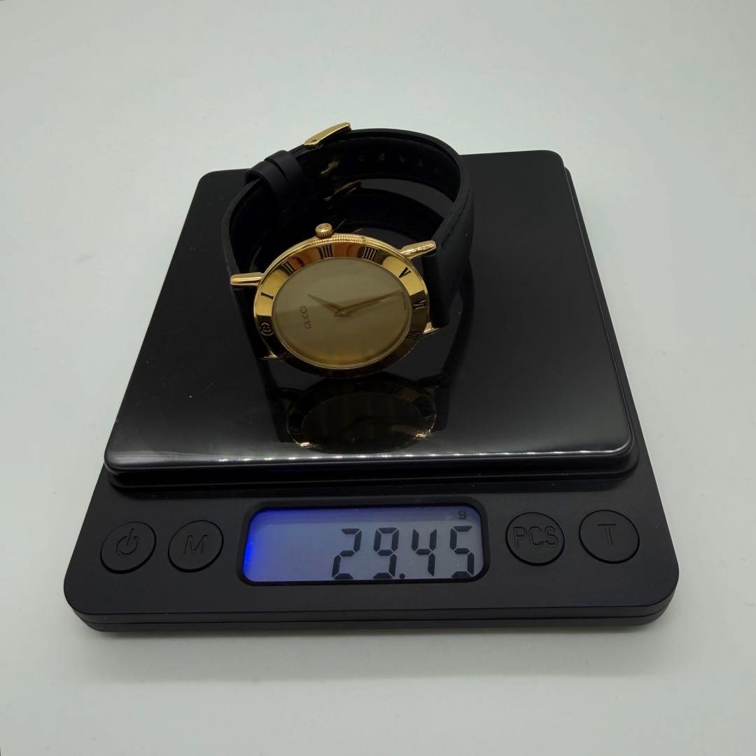稼働品★美品★GUCCI グッチ 3000.2.M メンズ 腕時計 クォーツ