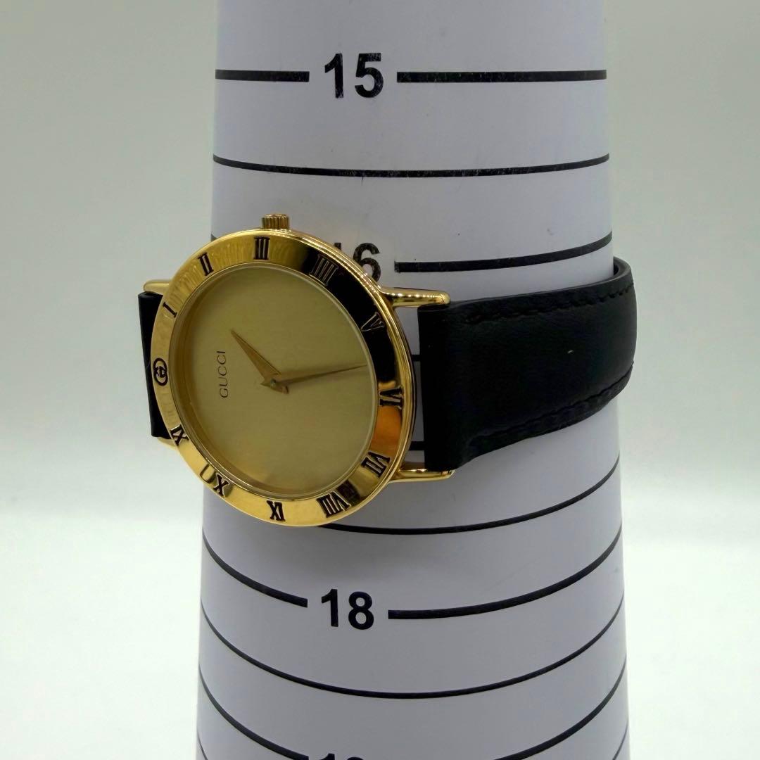 稼働品★美品★GUCCI グッチ 3000.2.M メンズ 腕時計 クォーツ