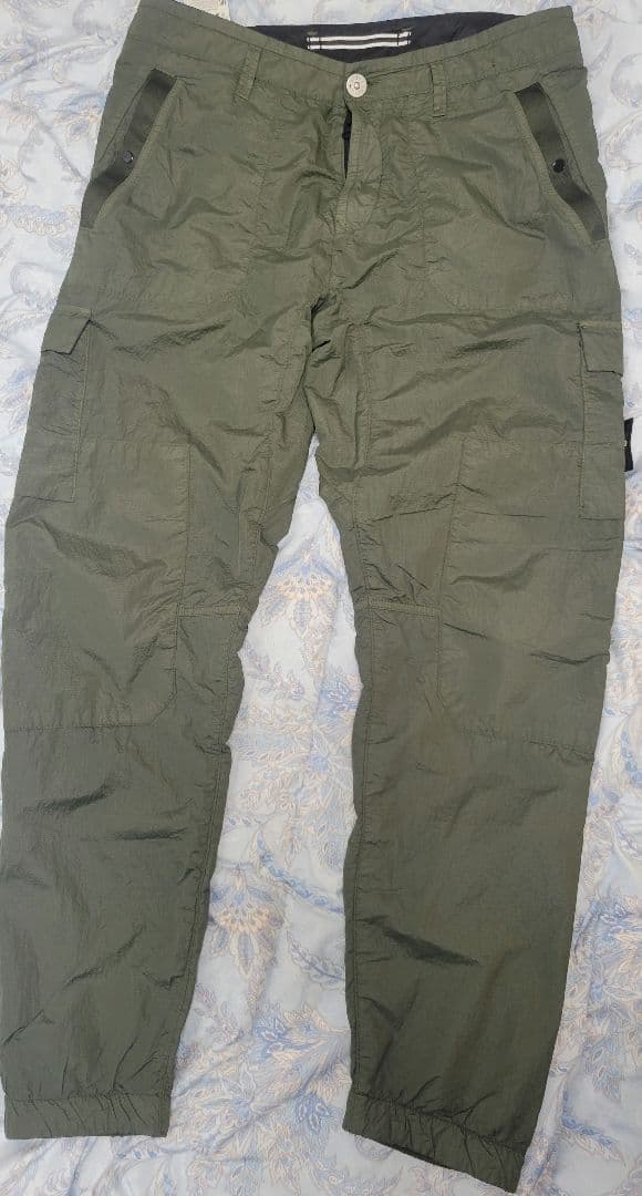 STONE  カーゴパンツ カキー W32