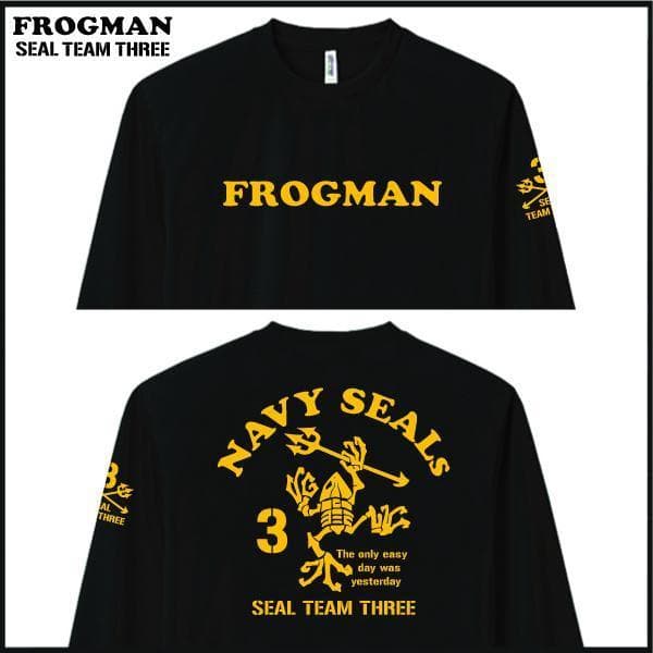 ネイビーシールズ ドライ4枚セット Tシャツ＆ロンT【サイズLL】黒・紺