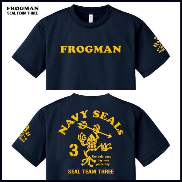 ネイビーシールズ ドライ4枚セット Tシャツ＆ロンT【サイズLL】黒・紺