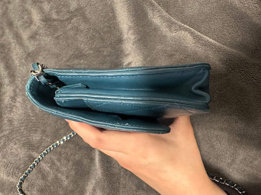 CHANEL マトラッセ　チェーンウォレット