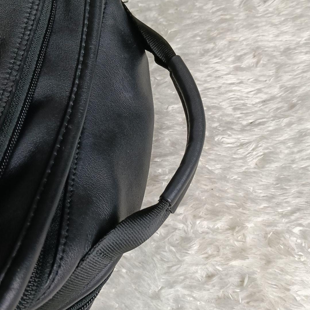 美品✨入手困難　TUMI オールレザー バックパック ブラック　キャリーオン可能