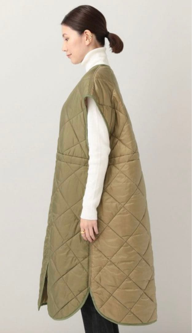 Curensologyカレンソロジー「＆RC」CL-10キルティングロングベスト