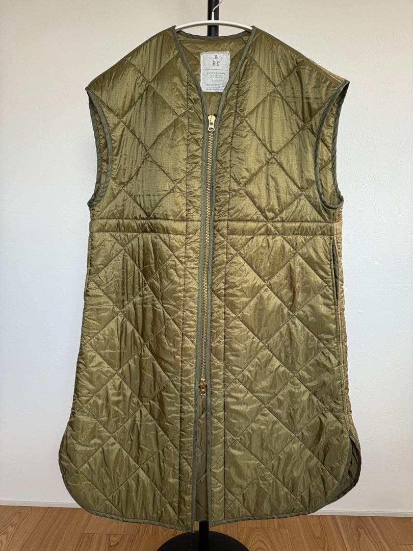 Curensologyカレンソロジー「＆RC」CL-10キルティングロングベスト
