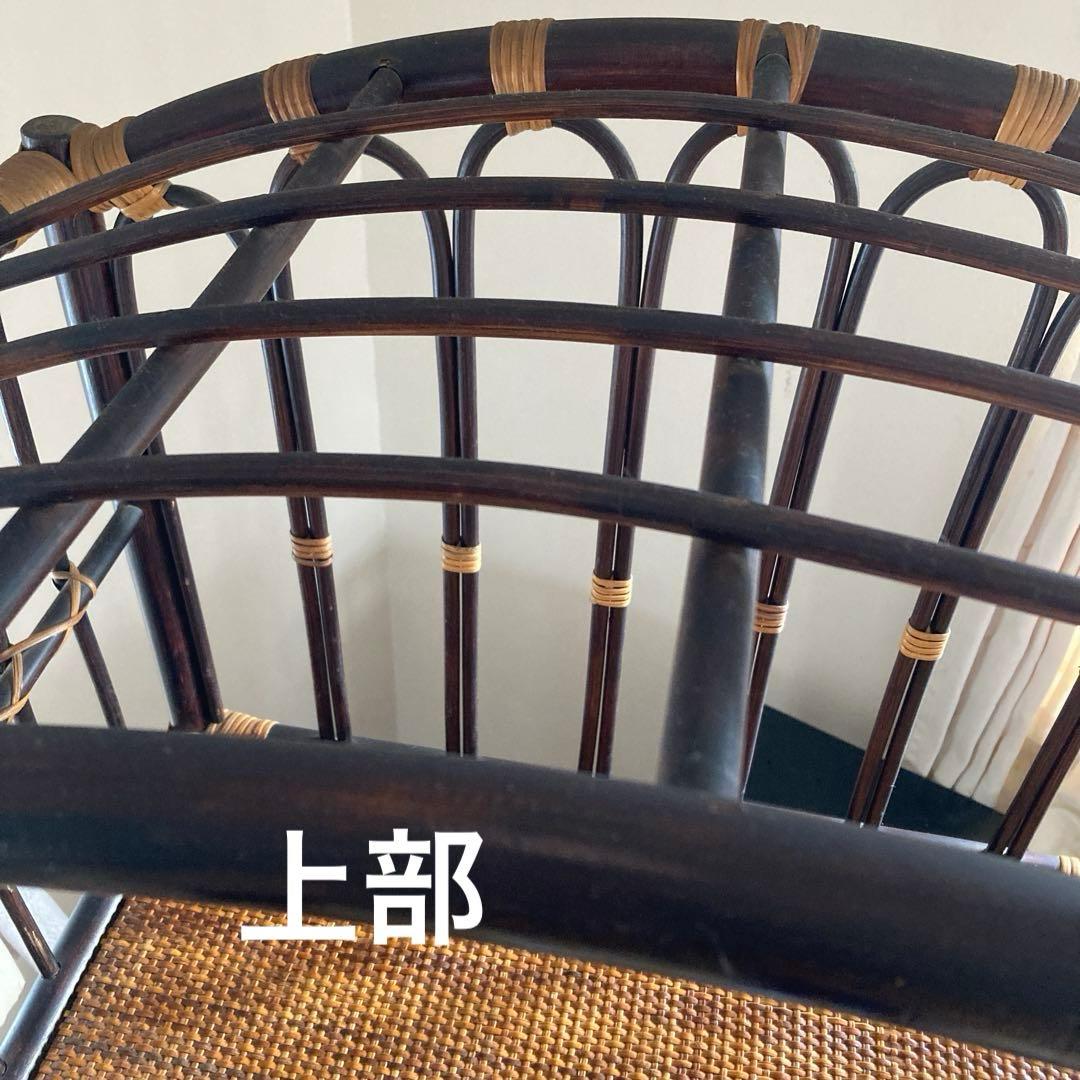 【18日までお買い得価格】天然木ラタン・タンス5段と飾り棚・希少な形