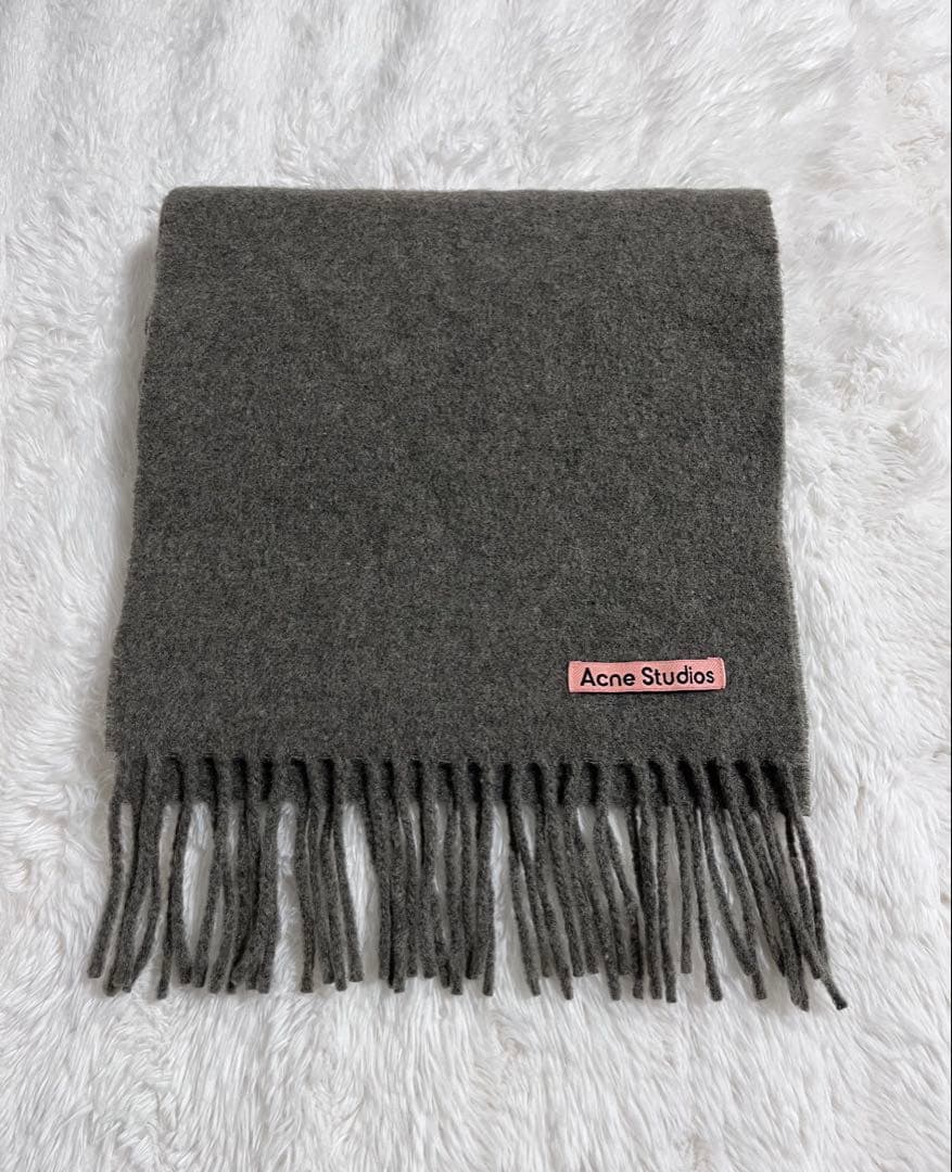 【美品】Acne Studios マフラー グレー