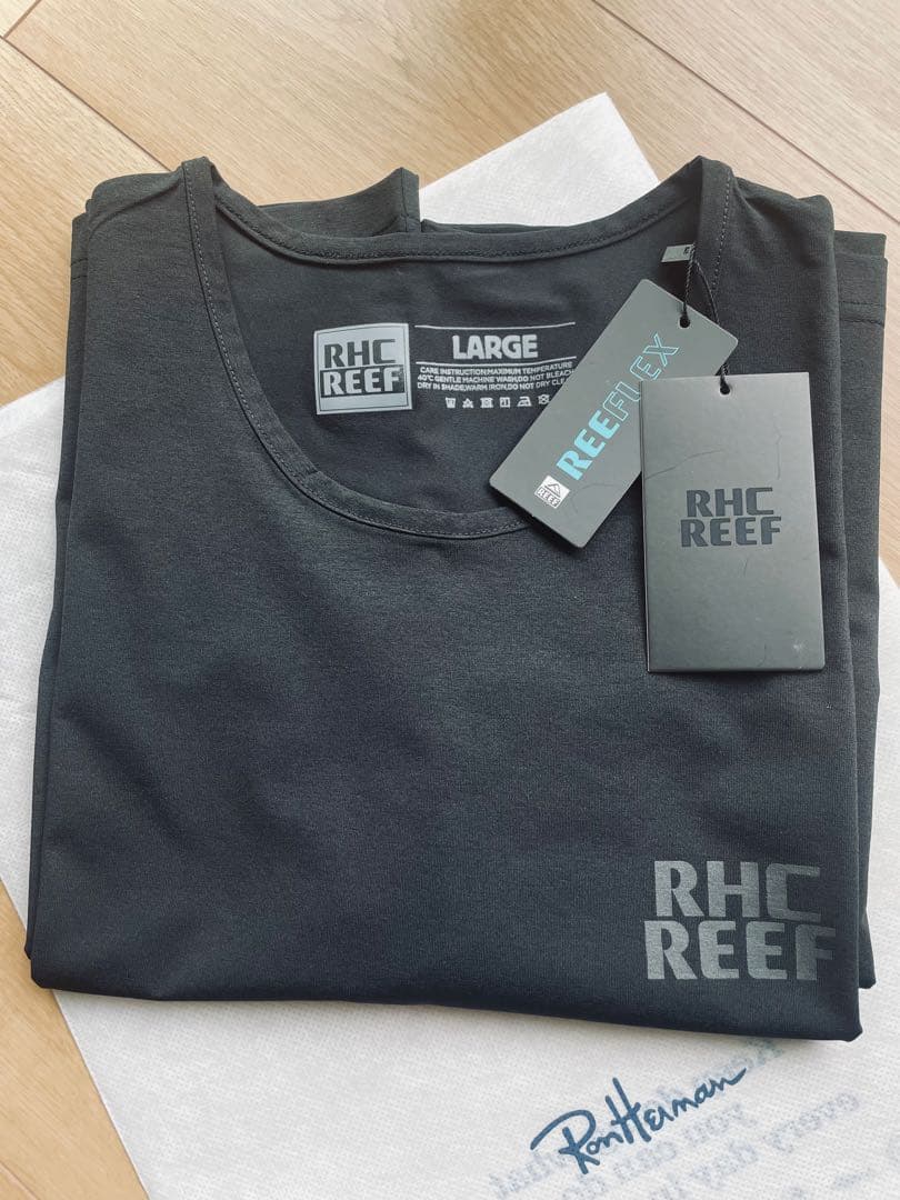 RHC REEF ブラック ラッシュ タンクトップ L ロンハーマン 新品