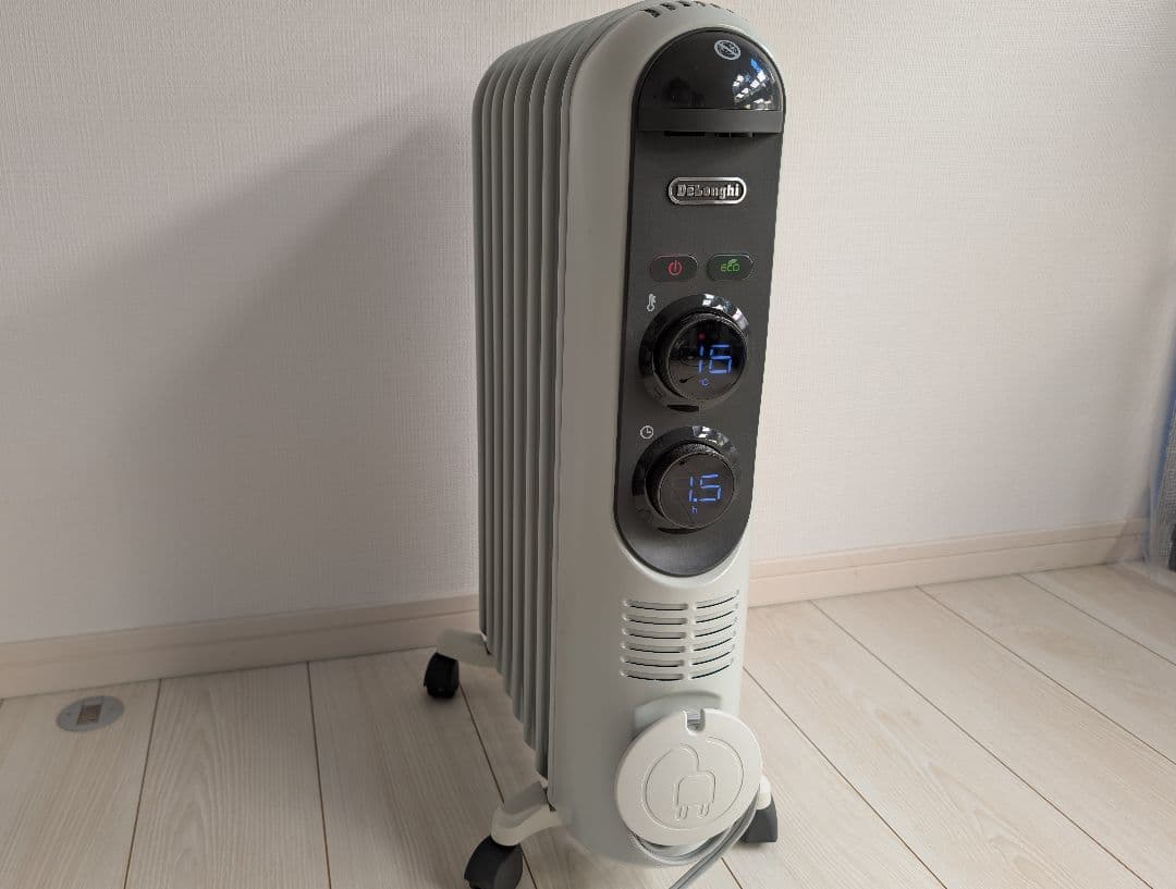 美品 デロンギ RHJ45M0807-DG 750W 省エネ オイルヒーター