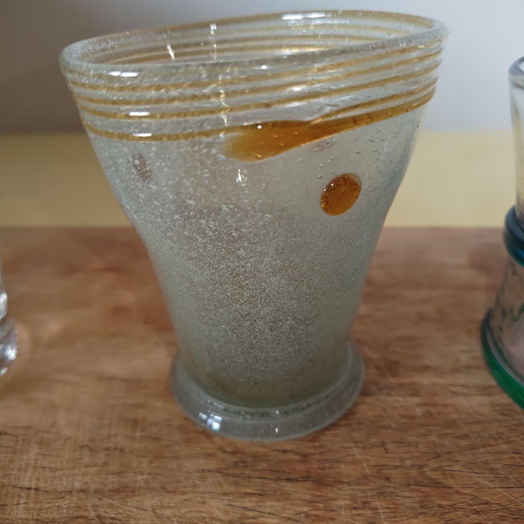 【作家物コレクション品整理】西川孝次　グラス　４点セット　民藝　民芸