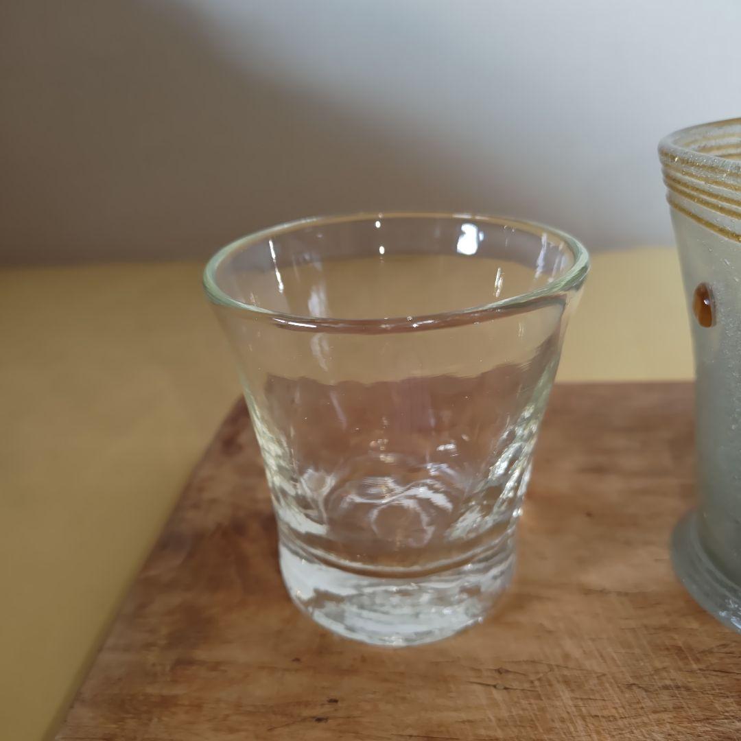 【作家物コレクション品整理】西川孝次　グラス　４点セット　民藝　民芸