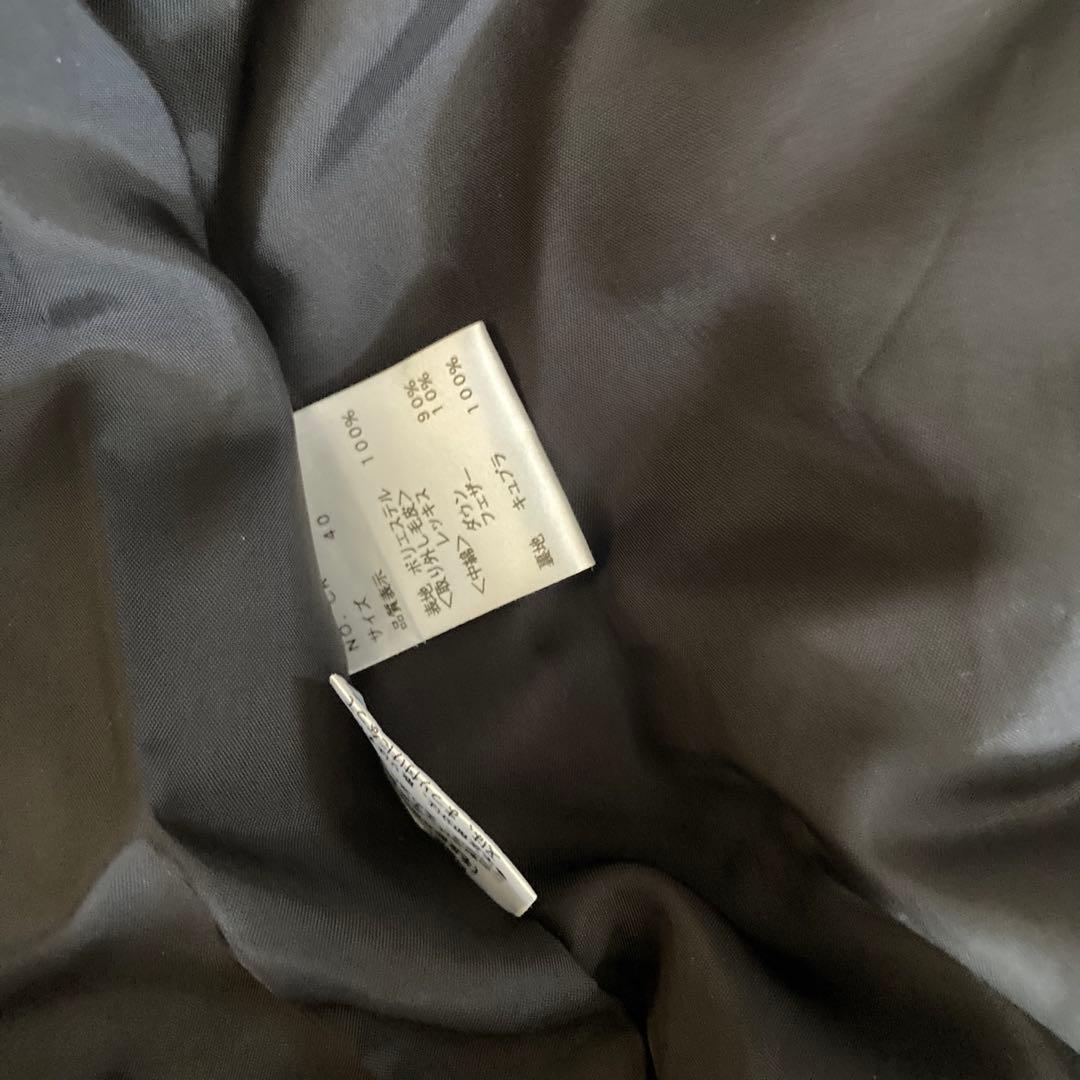 M'S GRACY ブラックダウンベスト 40