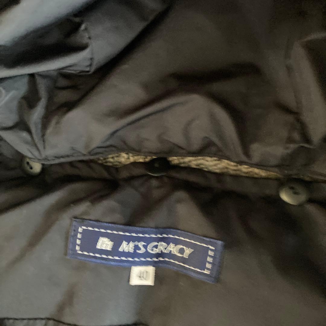 M'S GRACY ブラックダウンベスト 40
