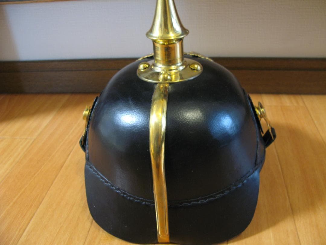 WW1ドイツ帝国軍 ヘルメット ピッケルハウベ 兵・下士官用 レプリカ レザー
