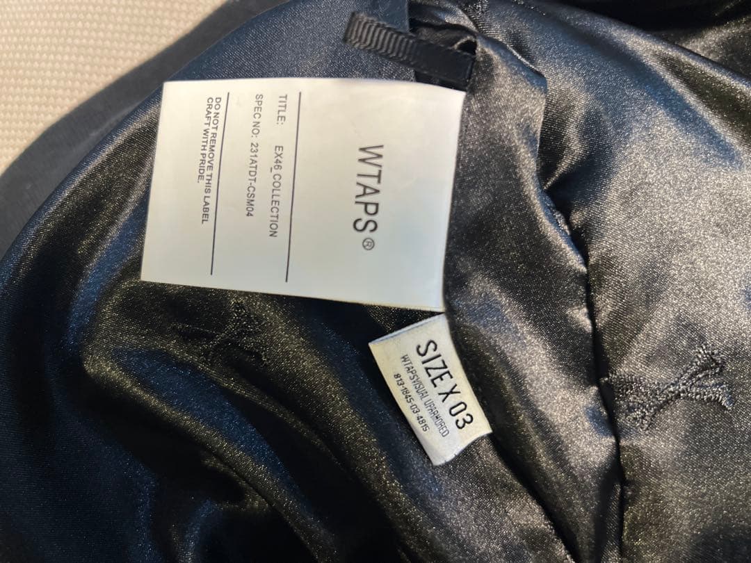 WTAPS ブラック ボンバージャケッ　サイズ03