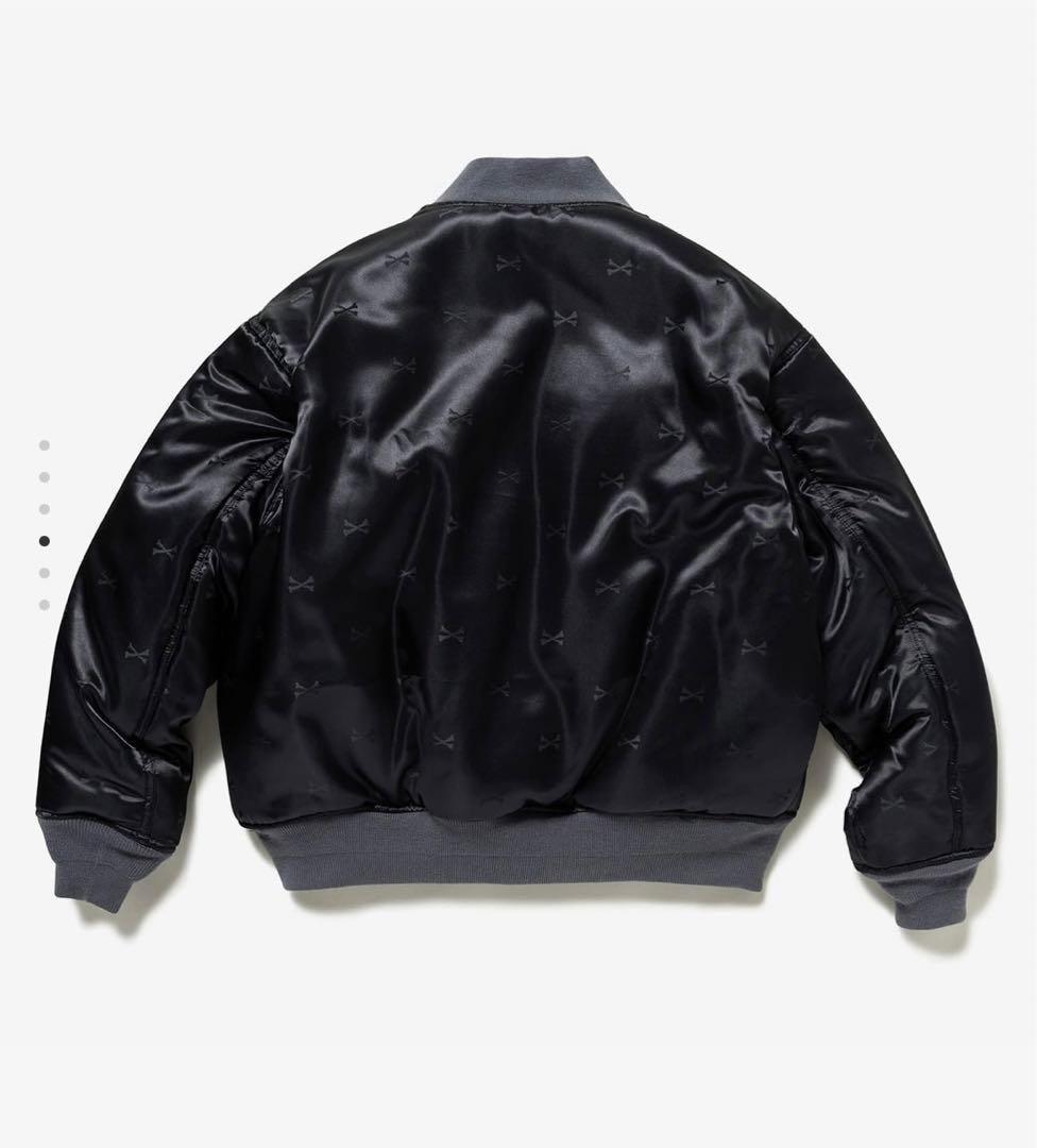 WTAPS ブラック ボンバージャケッ　サイズ03