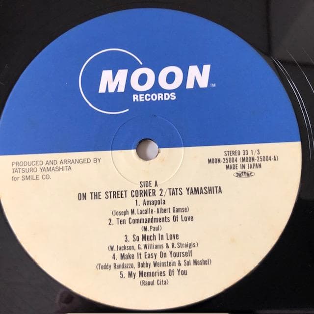 山下達郎 ON THE STREET CORNER 2 LP d779y81