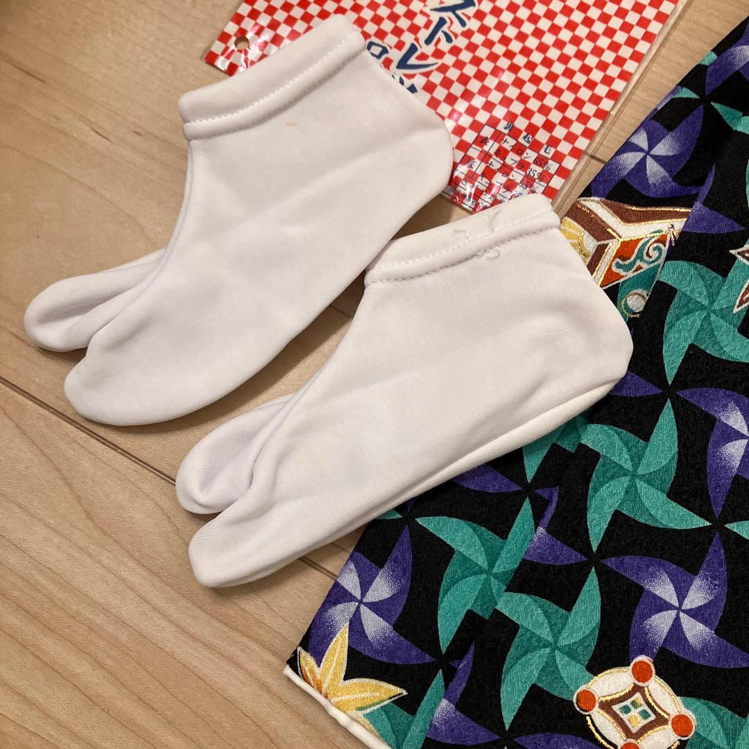 七五三 着物セット1歳 2歳　3歳　男の子　小柄　被布　簡単着付け　正月　年賀状