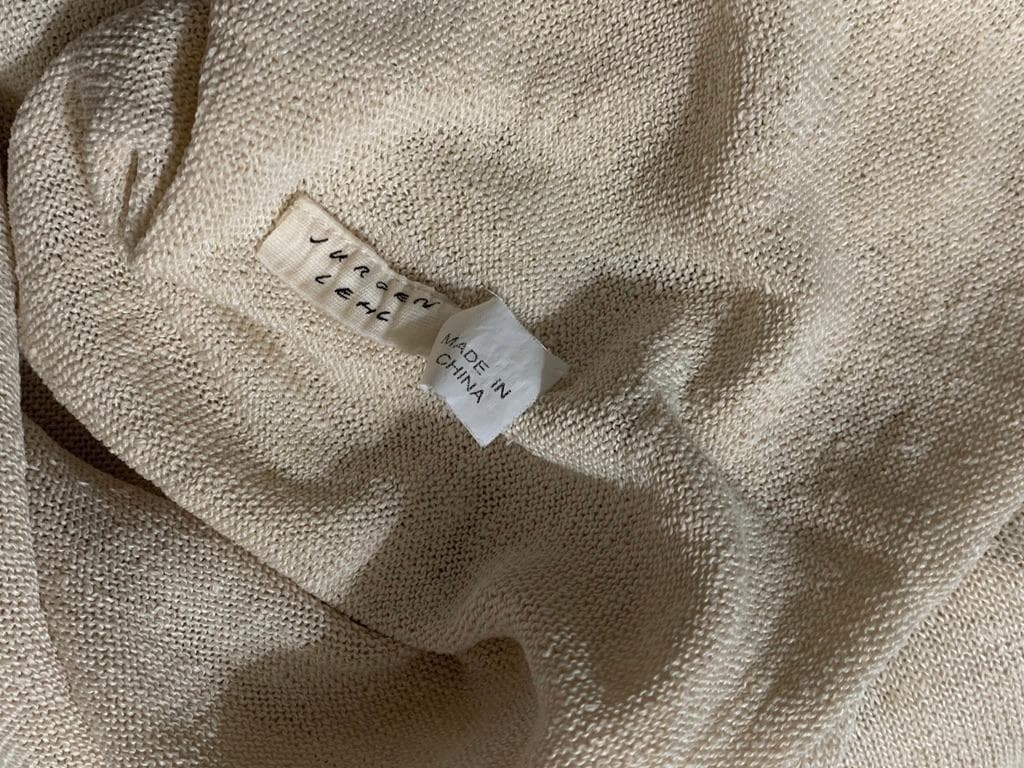 ヨーガンレール　リネン アシンメトリー カットソー　JURGEN LEHL