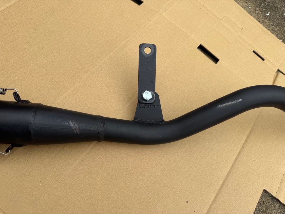 SEASTYLE RACING マフラー ブラック/シルバー