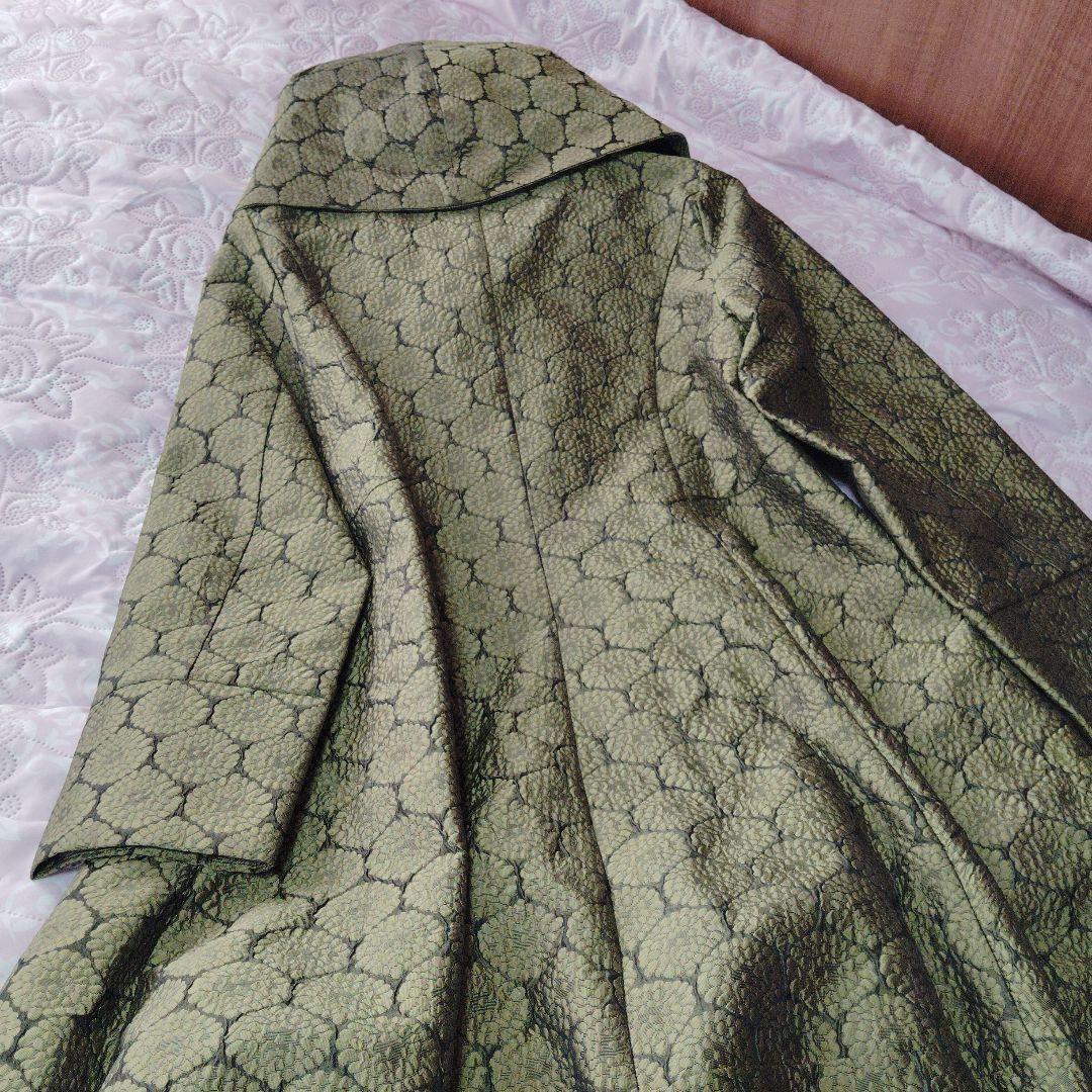 HANAHANAグリーン ロングコート帝国ホテルスーパービューティーでない