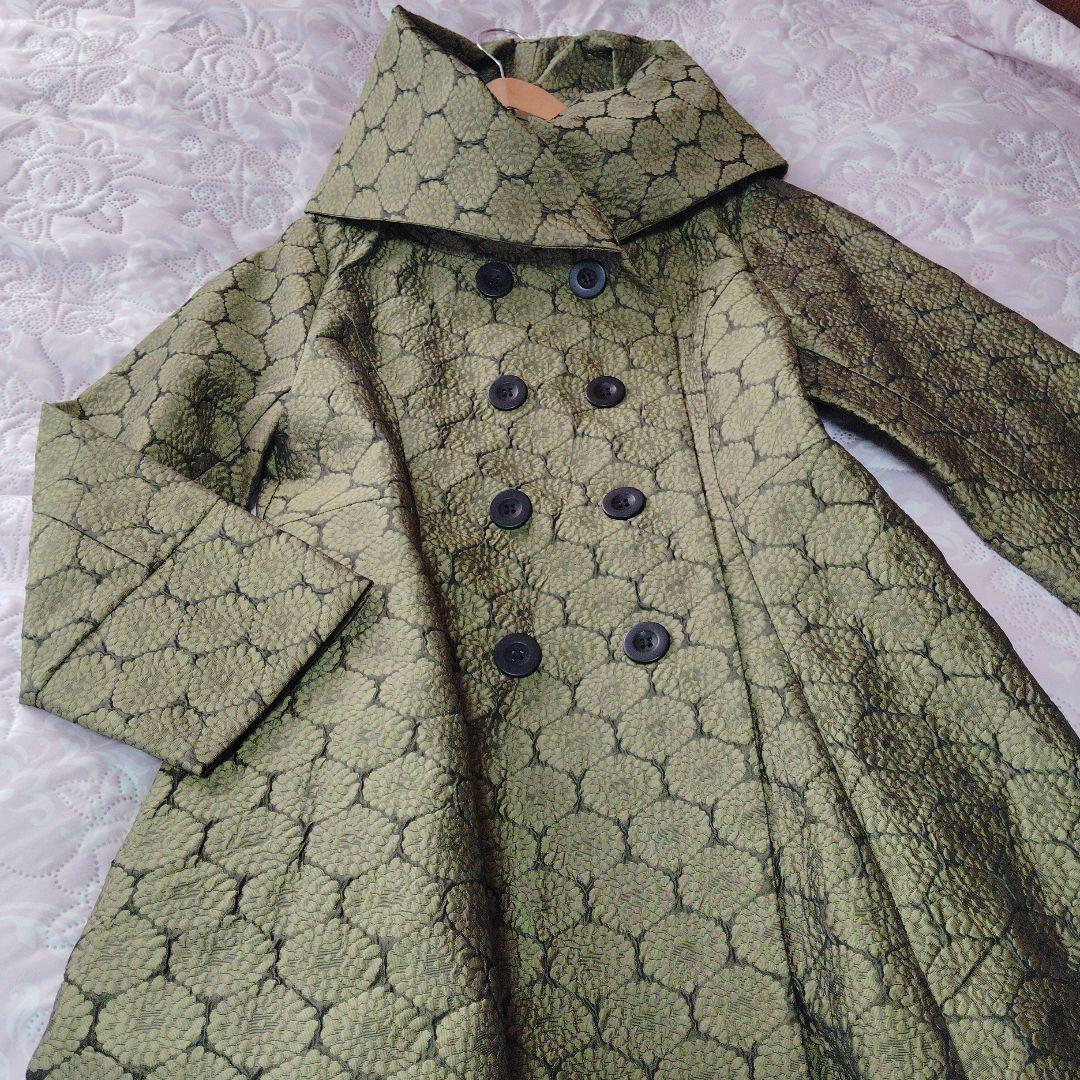 HANAHANAグリーン ロングコート帝国ホテルスーパービューティーでない