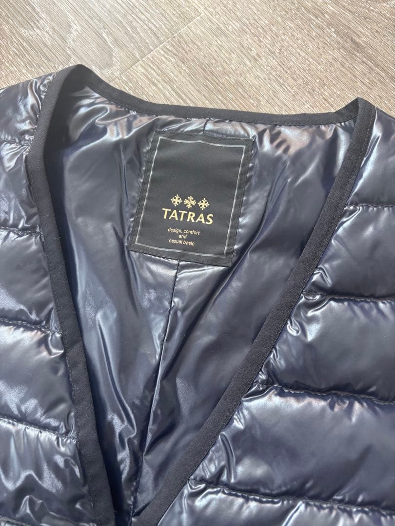 タトラス　ダウンベスト　ダークネイビー　サイズ01