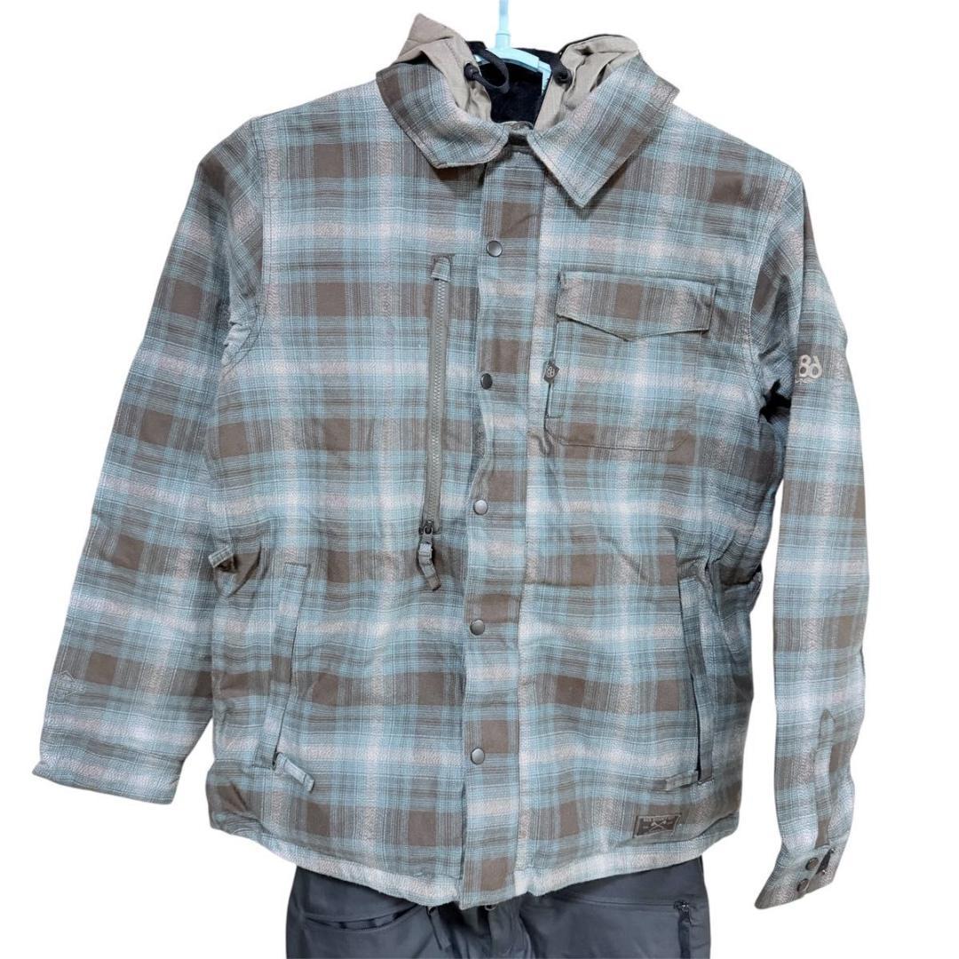 メンズ L スノーボード 上下セット　686　STATISH　ゴーグル グローブ