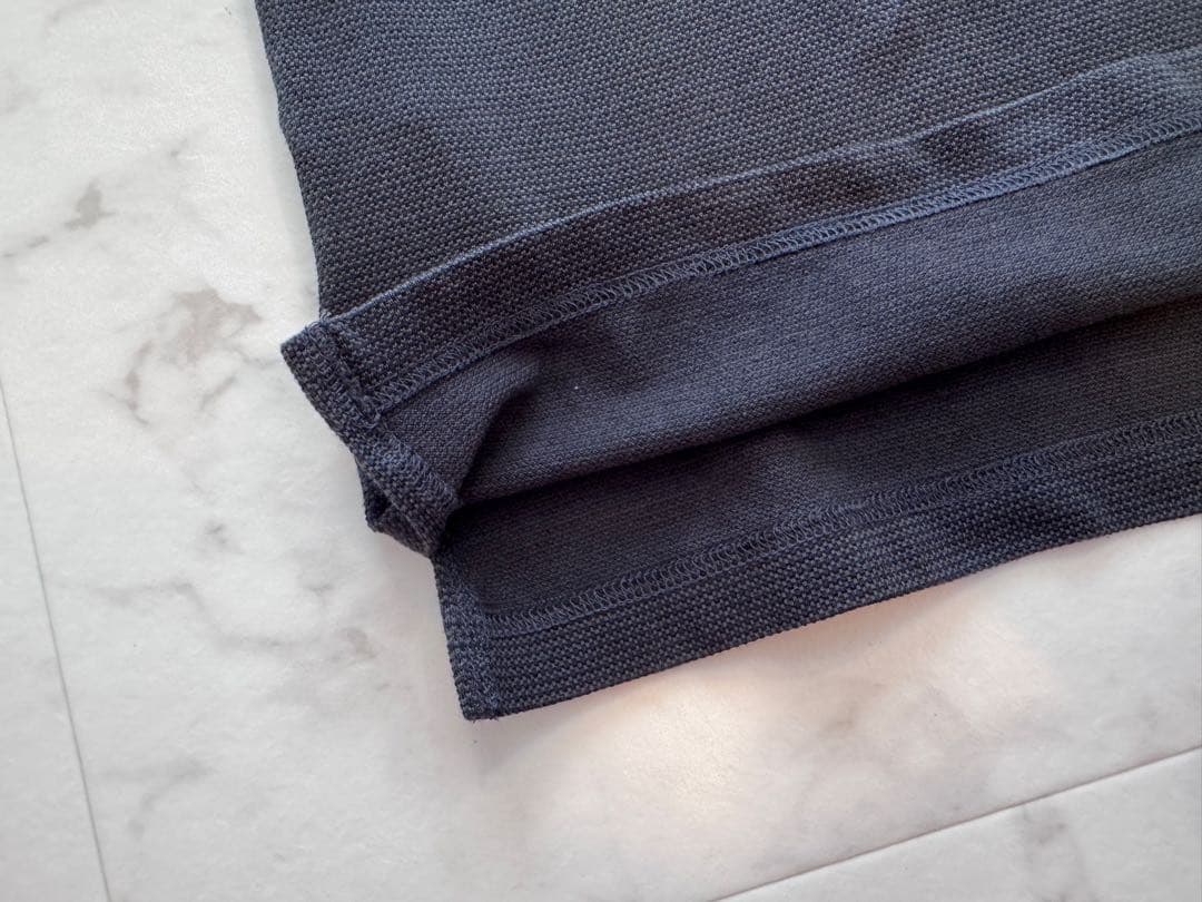 【TATRAS】ポロシャツ 黒/ダークグレー　02(M)