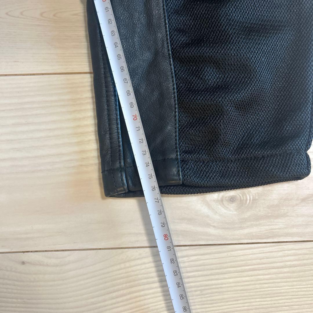 デグナー　ヒートガード付きバイク用メッシュパンツ　黒　L