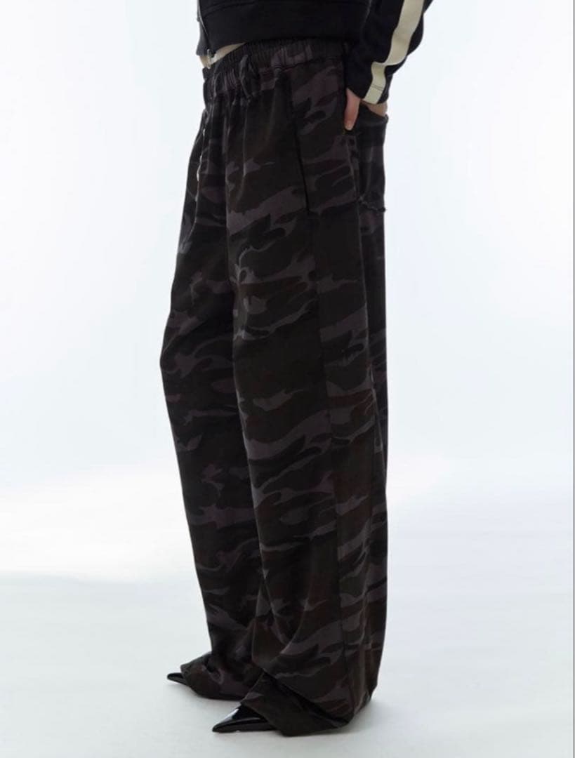 MILLO WOMEN PARTIMENTO MUSINSA 迷彩 スウェット