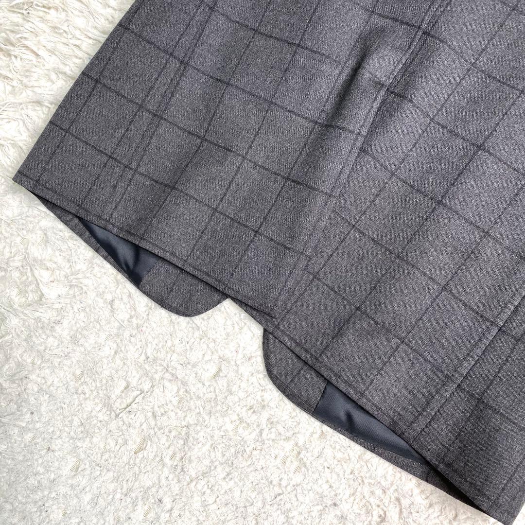 美品✨スーツセレクト セットアップ スリーピース チェック L BIELLA