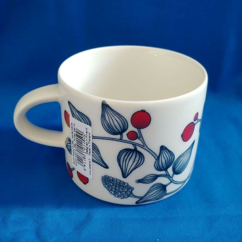 アラビア　ルノ　フロストベリー　ティーカップ＆ソーサー（プレート）　コースター