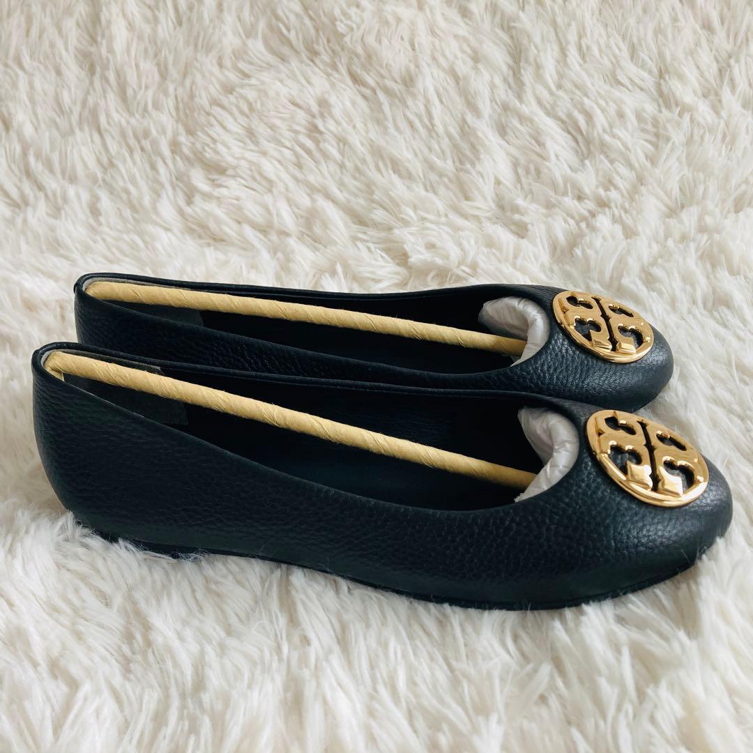 【極美品】トリーバーチ チェルシー フラットシューズ レザー シボ加工