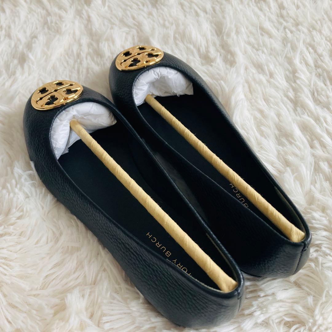 【極美品】トリーバーチ チェルシー フラットシューズ レザー シボ加工