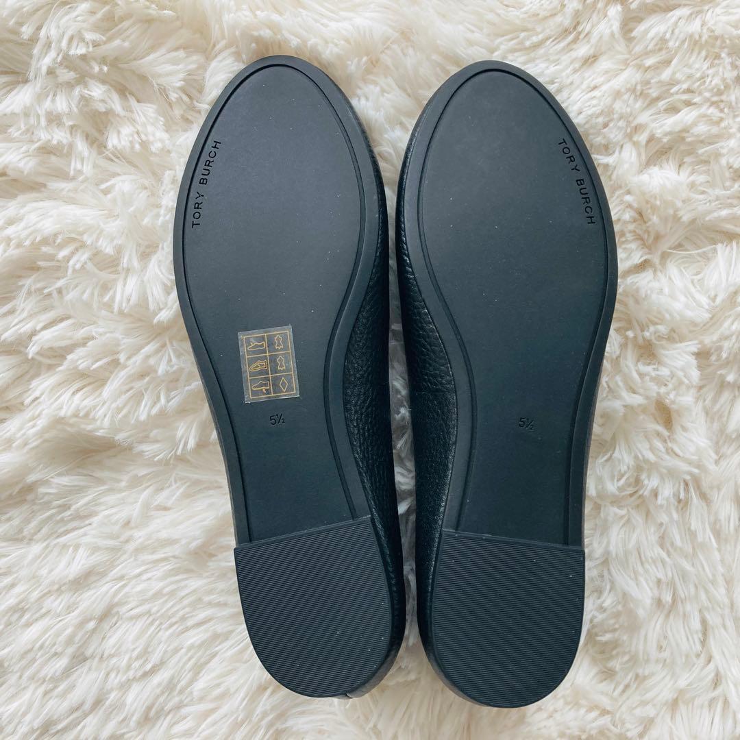 【極美品】トリーバーチ チェルシー フラットシューズ レザー シボ加工