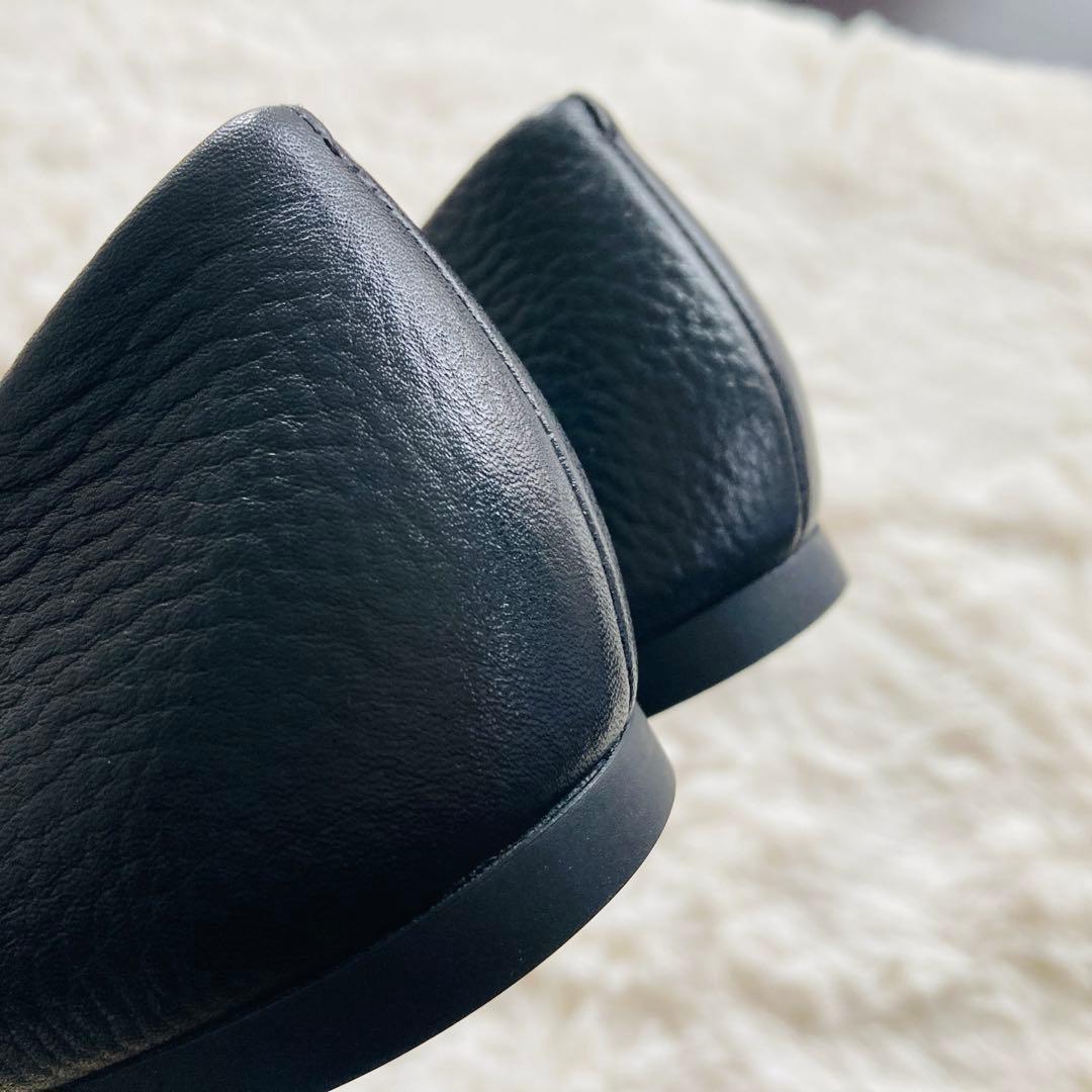 【極美品】トリーバーチ チェルシー フラットシューズ レザー シボ加工