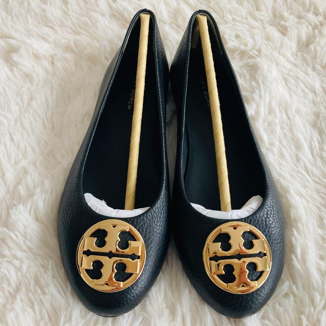 【極美品】トリーバーチ チェルシー フラットシューズ レザー シボ加工