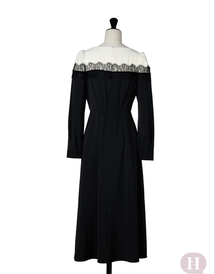 herlipto Leonie Two-Tone Dress Mサイズ