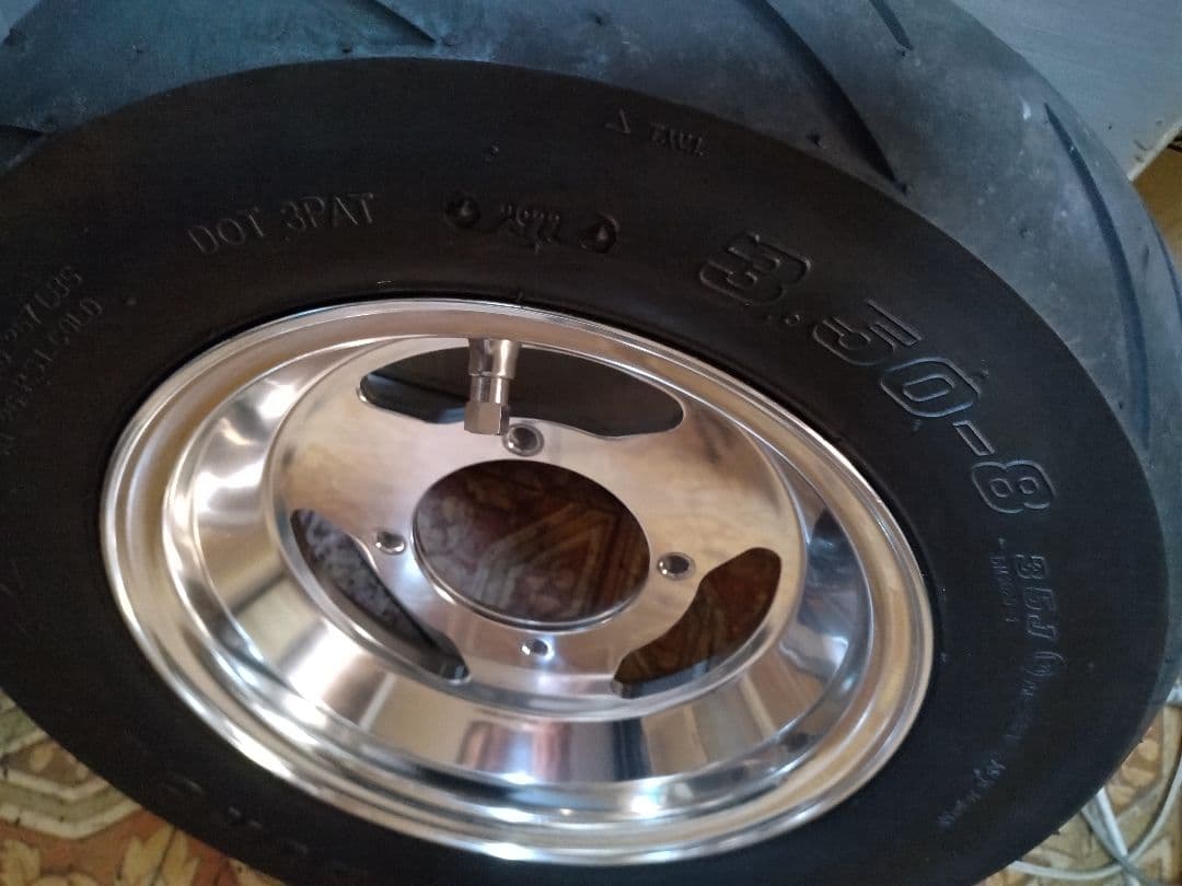 モンキーAB27・８インチ，アルミキャストホイール、（デイトナ）タイヤ、キタコ