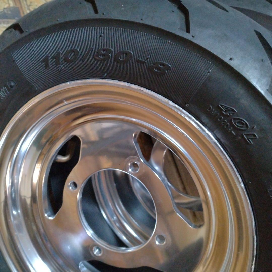 モンキーAB27・８インチ，アルミキャストホイール、（デイトナ）タイヤ、キタコ