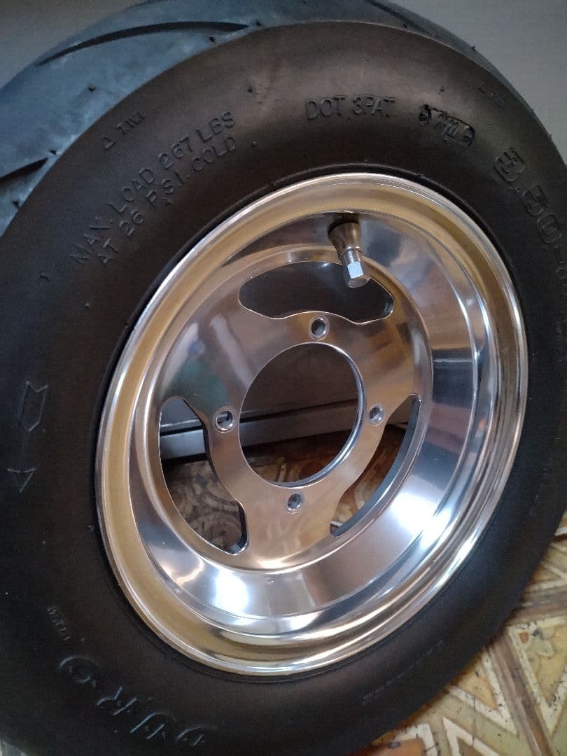 モンキーAB27・８インチ，アルミキャストホイール、（デイトナ）タイヤ、キタコ