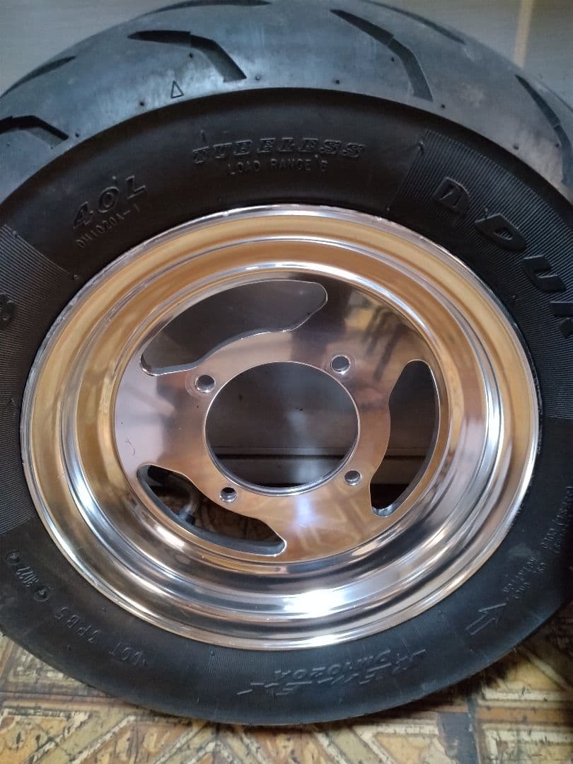 モンキーAB27・８インチ，アルミキャストホイール、（デイトナ）タイヤ、キタコ