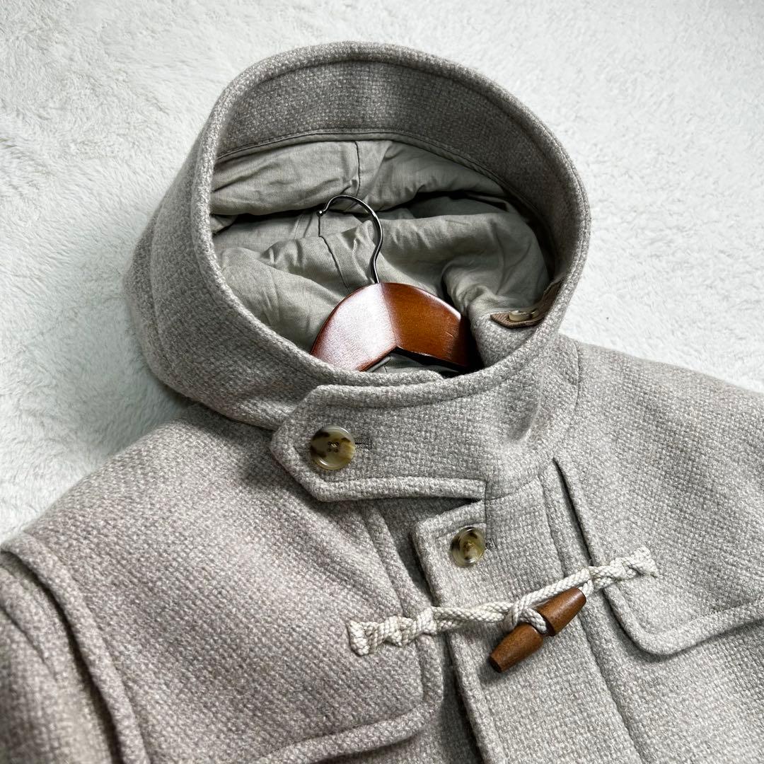 高級✨MEN'S BIGI ダッフルコート　ウール100% 04 オフホワイト