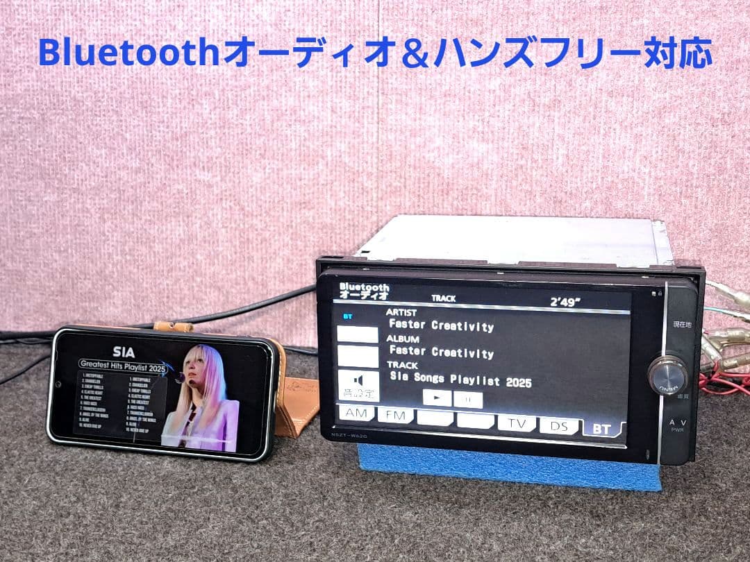 タッチ新品★トヨタ純正 NSZT-W62G BT対応・DVD・地デジ★動作良好