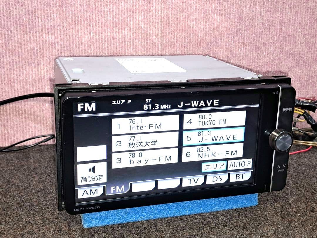タッチ新品★トヨタ純正 NSZT-W62G BT対応・DVD・地デジ★動作良好
