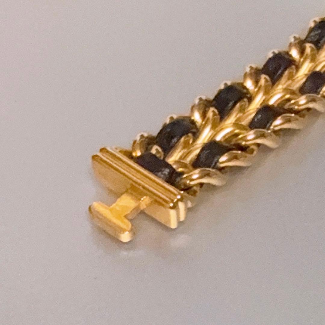 美品 CHANEL シャネル プルミエール ゴールド ブラック 腕時計M 電交済