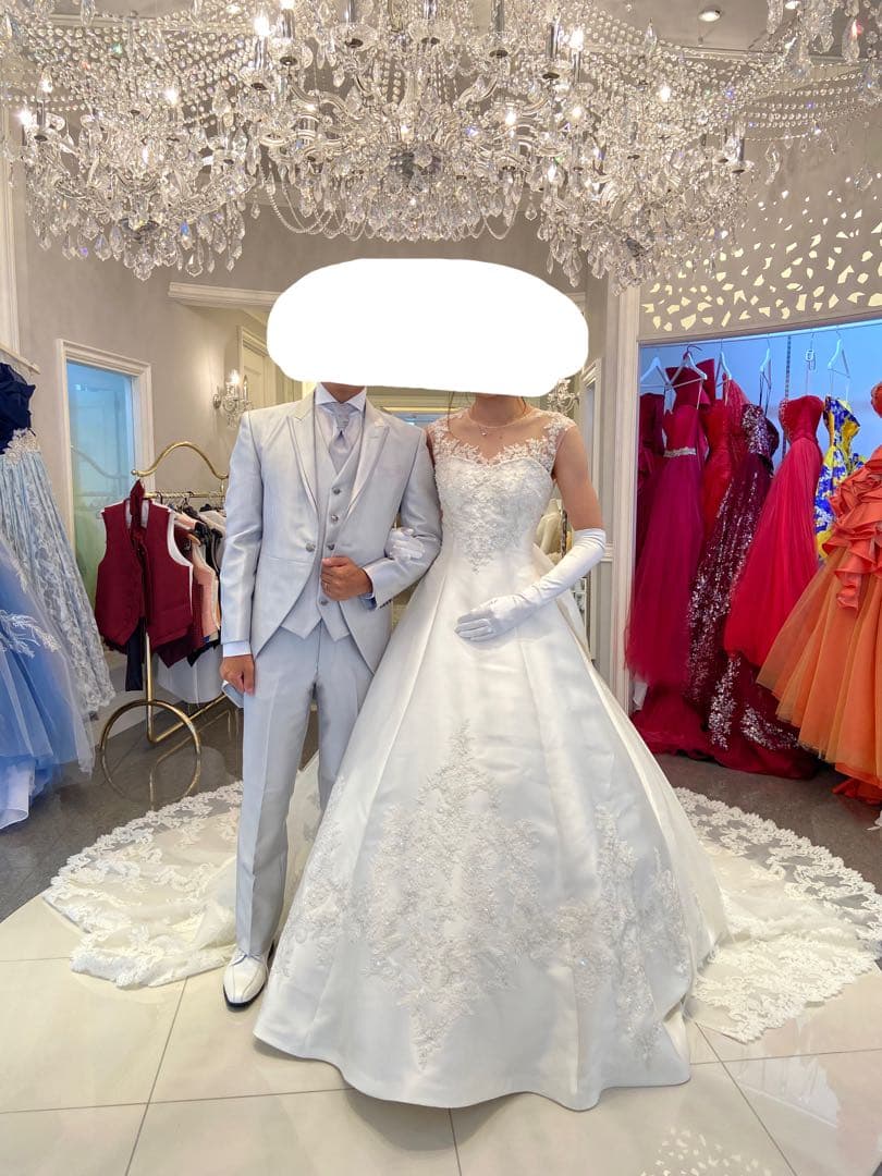 Aライン　ウェディングドレス