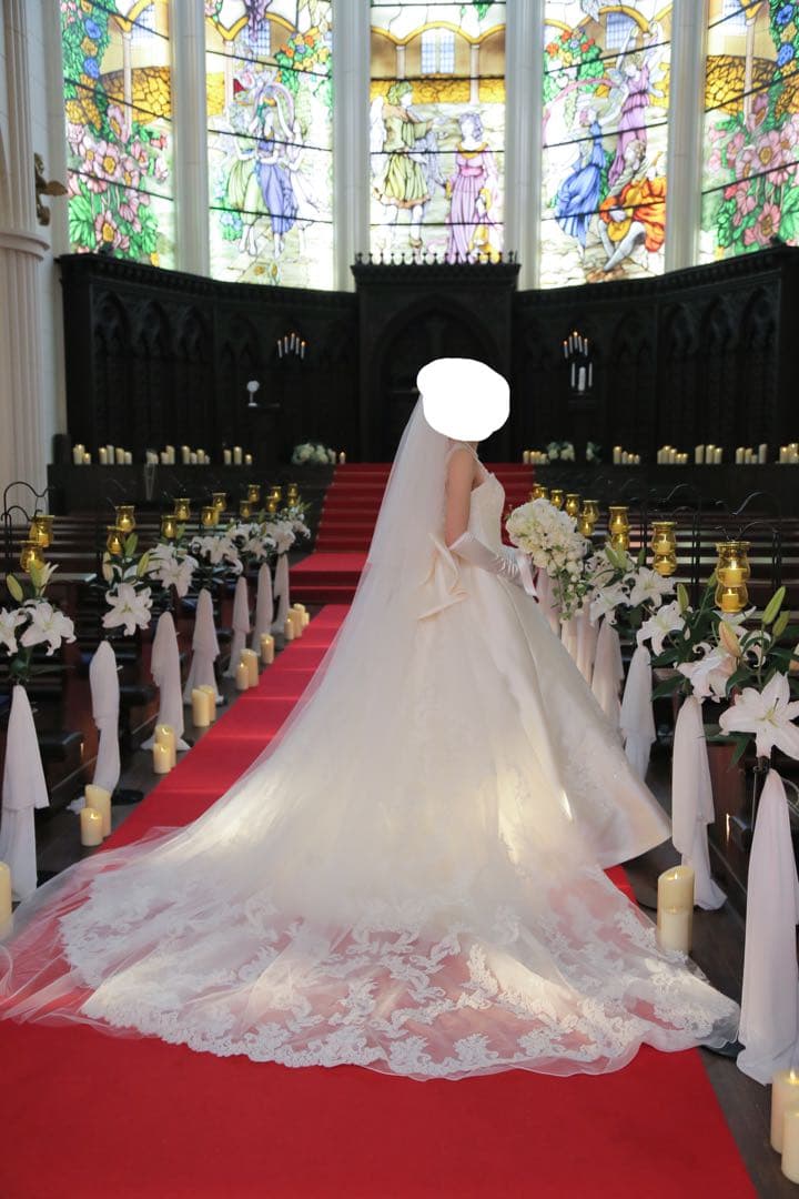 Aライン　ウェディングドレス